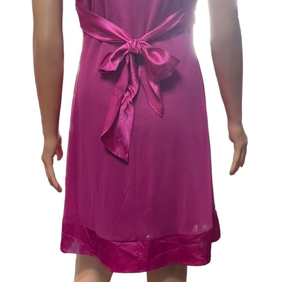 deb Pink Mesh Tie on Back Homecoming Dress LARGE - Picture 6 of 13